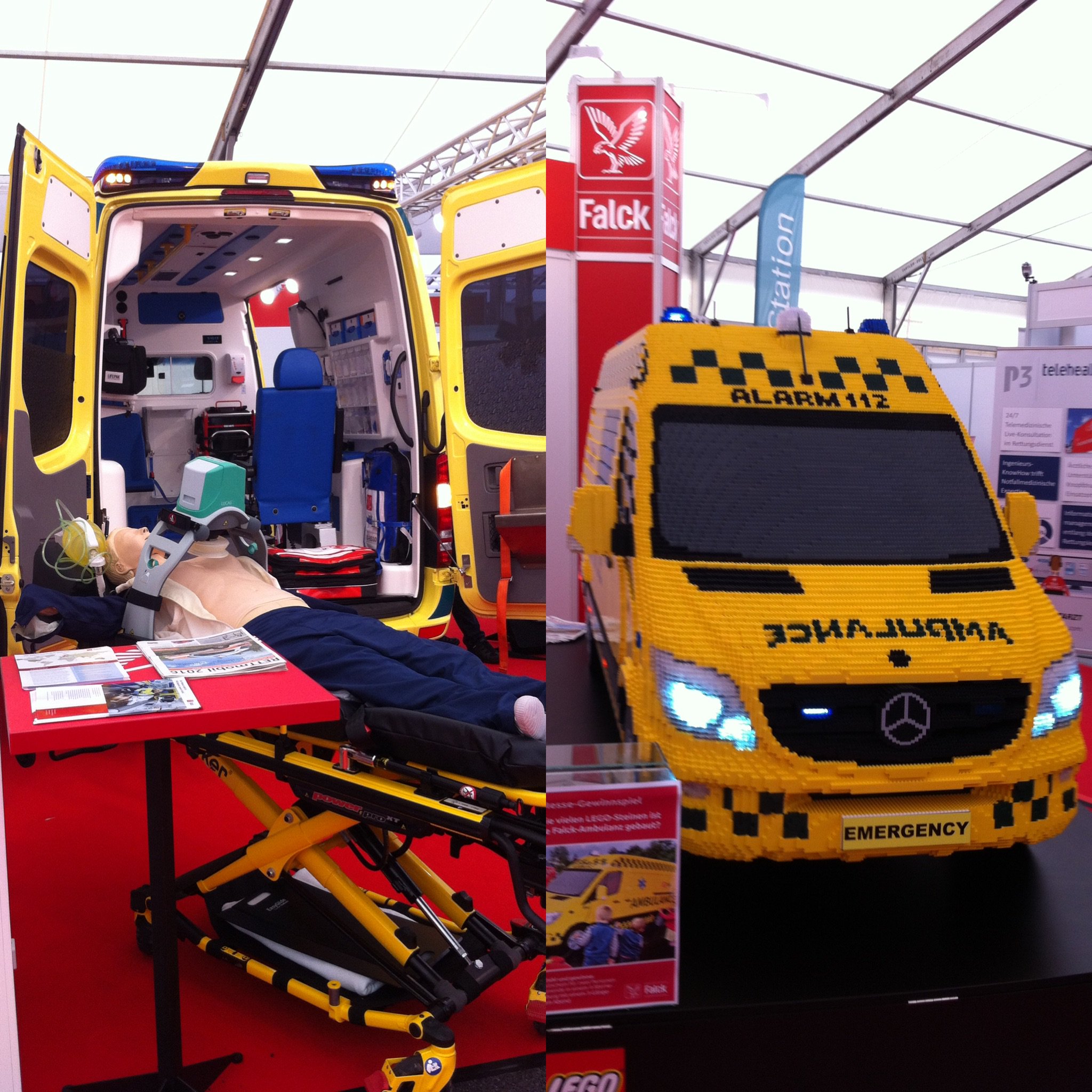 European EMS Leadership on Twitter: "At #RETTmobil in #Falck is showcasing LEGO-ambulance &amp; new Europe ambulance both will also at #EMS2016 https://t.co/79VH9Fmr1x" / Twitter