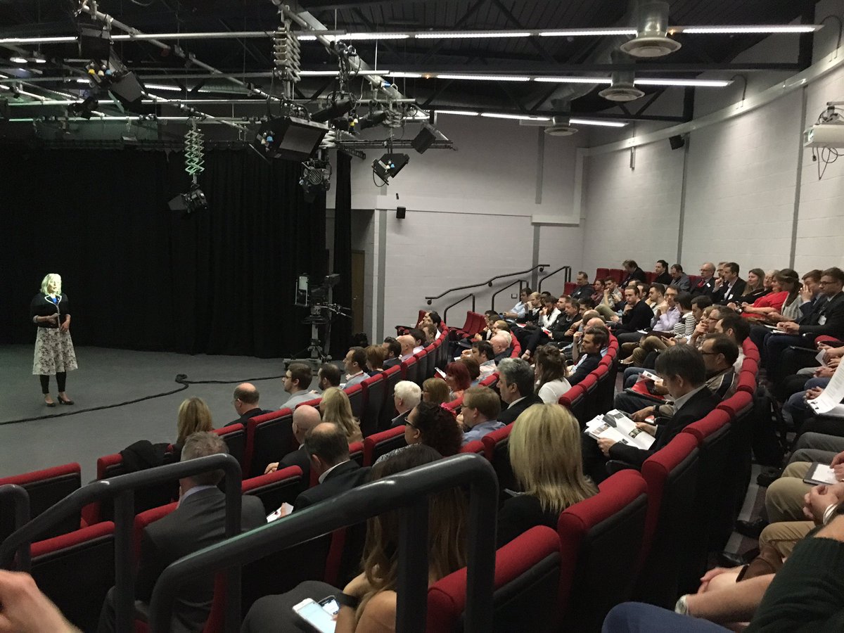 StaffsGames's tweet photo. The Dean of @staffsunifact Astrid Herhoffer opening #Gradex2016 Good Luck @StaffsGamesTech students https://t.co/irv5OGubGY