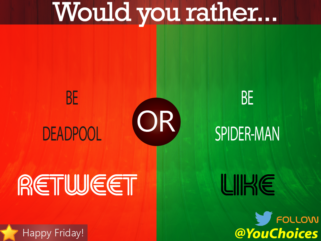 Who would you rather be?