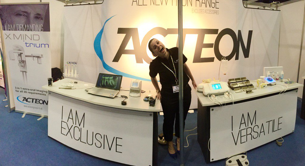 Kevin_ActeonUK's tweet photo. All ready to go @ScottishDental with @Stance_ActeonUK #Acteon #Pspix #Trium https://t.co/HEFHVqnrZb
