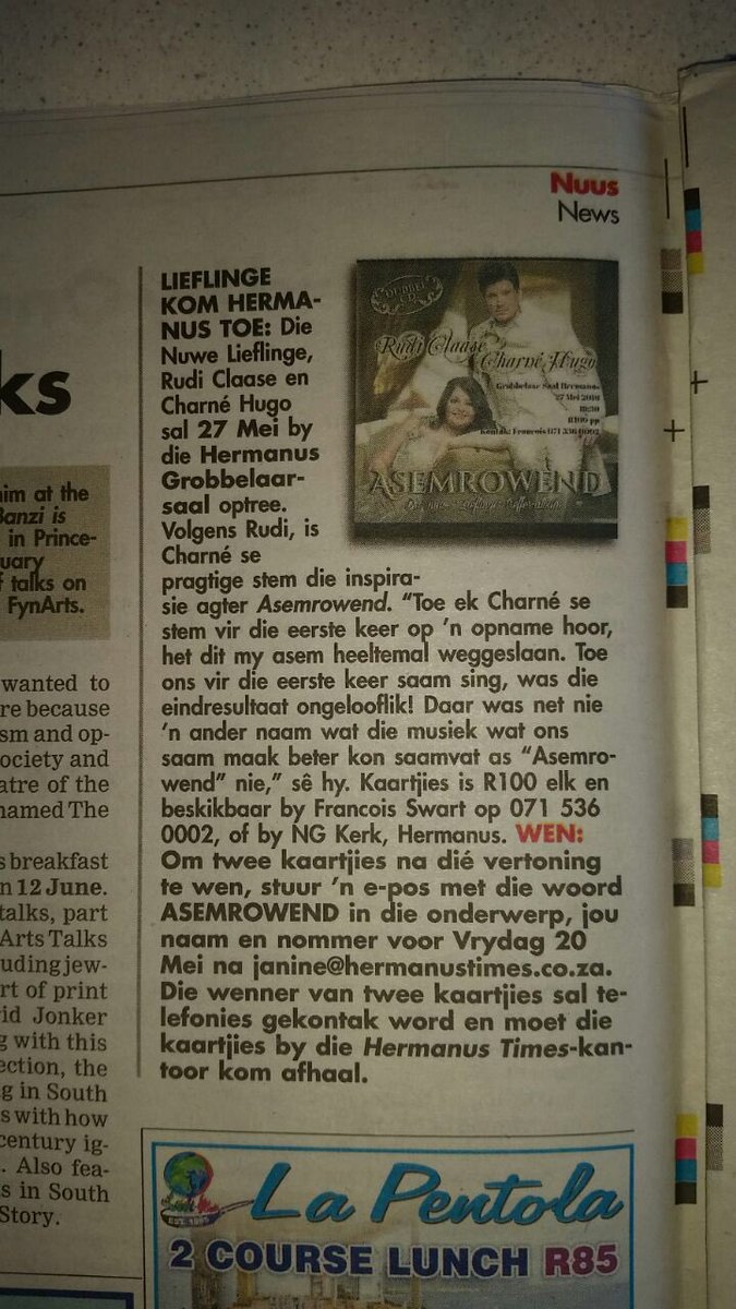 RudiClaase's tweet photo. Ons kom Hermanus toe, kry vandag nog kaartjies! @HermanusOnline @HermanusTourism @HermanusTimes @WhaleCoast96FM https://t.co/mkIdeM1wM9