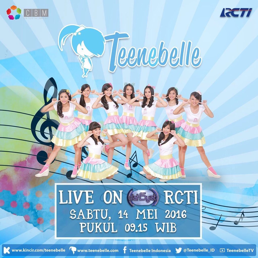 Paulighters paulrangers besok ada @Teens_Paulina dan Teens loh di <a href="/dahSyatMusik/">dahSyat</a> pukul 9.15 WIB 😍
