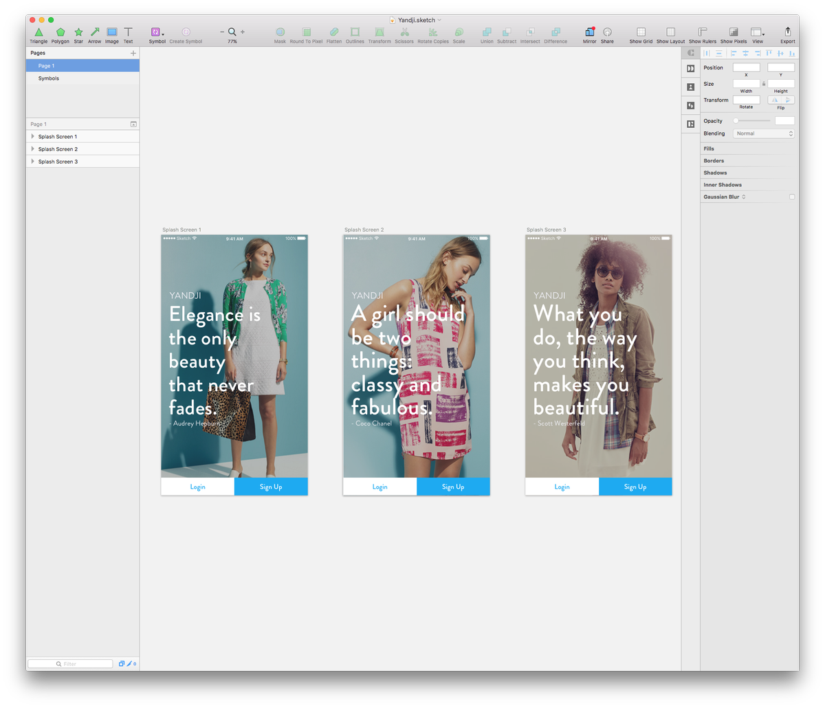 bionik6's tweet image. Yandji iOS App [WIP]
Yandji is a Wolof word meaning &quot;Elegant&quot;
#ios_design @sketchapp #ui_design #ux_design