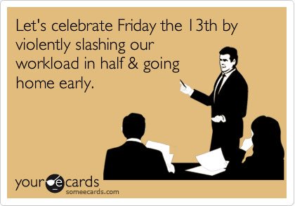 isolutionsgroup's tweet image. Look on the bright side - it&apos;s Friday! #Fridaythe13th