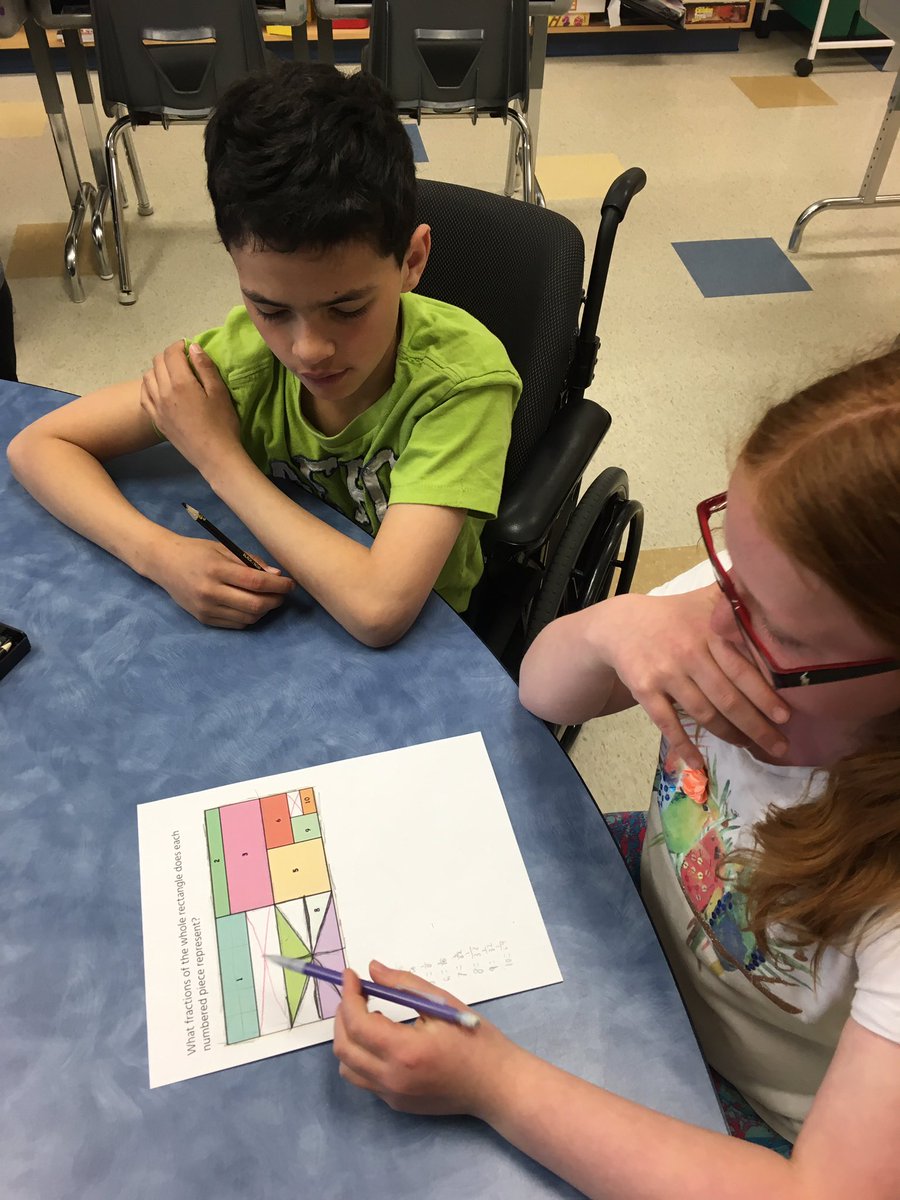 ddfish's tweet photo. @FractionTalks happening at #STMS Gr.5/6! #sncdsb #richtask #welovefractions https://t.co/sBYovsDBnc