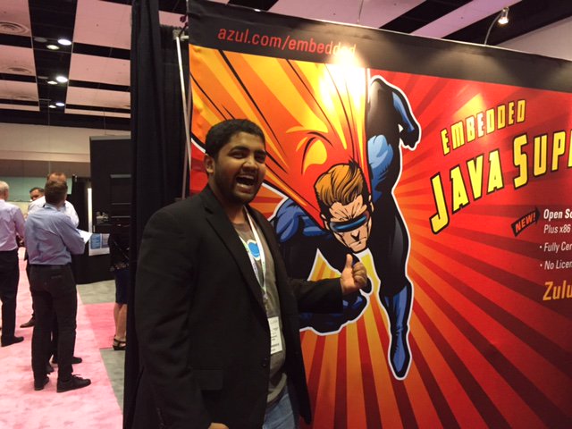 AzulSystems's tweet image. @CarbonOrigins gives #AzulSystems and Embedded #Java the thumbs up at #iotworld16