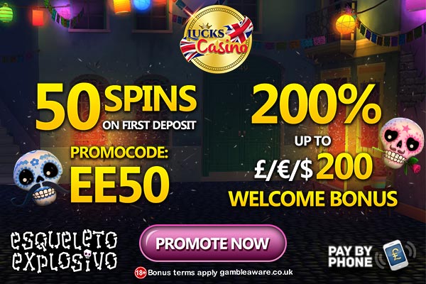Extra spins on Lucks Casino! 50 spins on deposit for ur players. Start promoting! Register: partners.globaligaming.com/signup.aspx