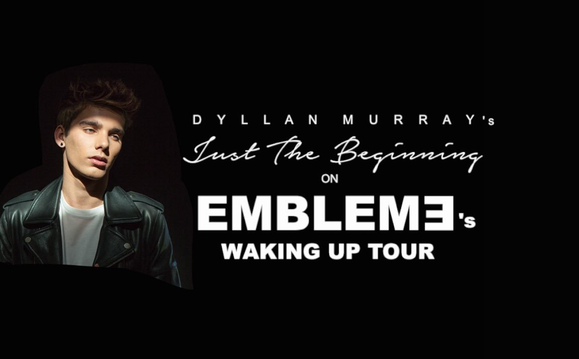 EmblemThree's tweet photo. Say hello to @TheDyllanMurray who will be joining us for some dates on the tour! Turn on his notifications :) https://t.co/C8u65IzFLQ