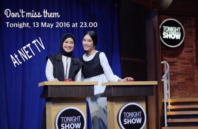 ALIKERS📢 Jangan lupa jam 23.00 nonton <a href="/TonightShow_NET/">Tonight Show NET.</a> bakal ada teteh <a href="/alikaislamadina/">K. Alika Islamadina</a> dan tante <a href="/alyarohali_112/">Alya Rohali</a> ✨