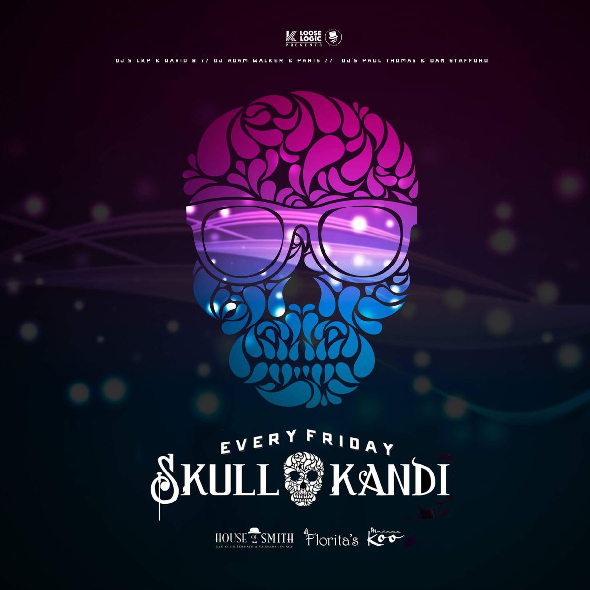 TONIGHT - @SkullKandiNCL @HouseOfSmithNCL <a href="/floritasbar/">Florita's</a> <a href="/Madame_Koo/">Madame Koo</a> 😁🎉💥💃🏻💀🍭