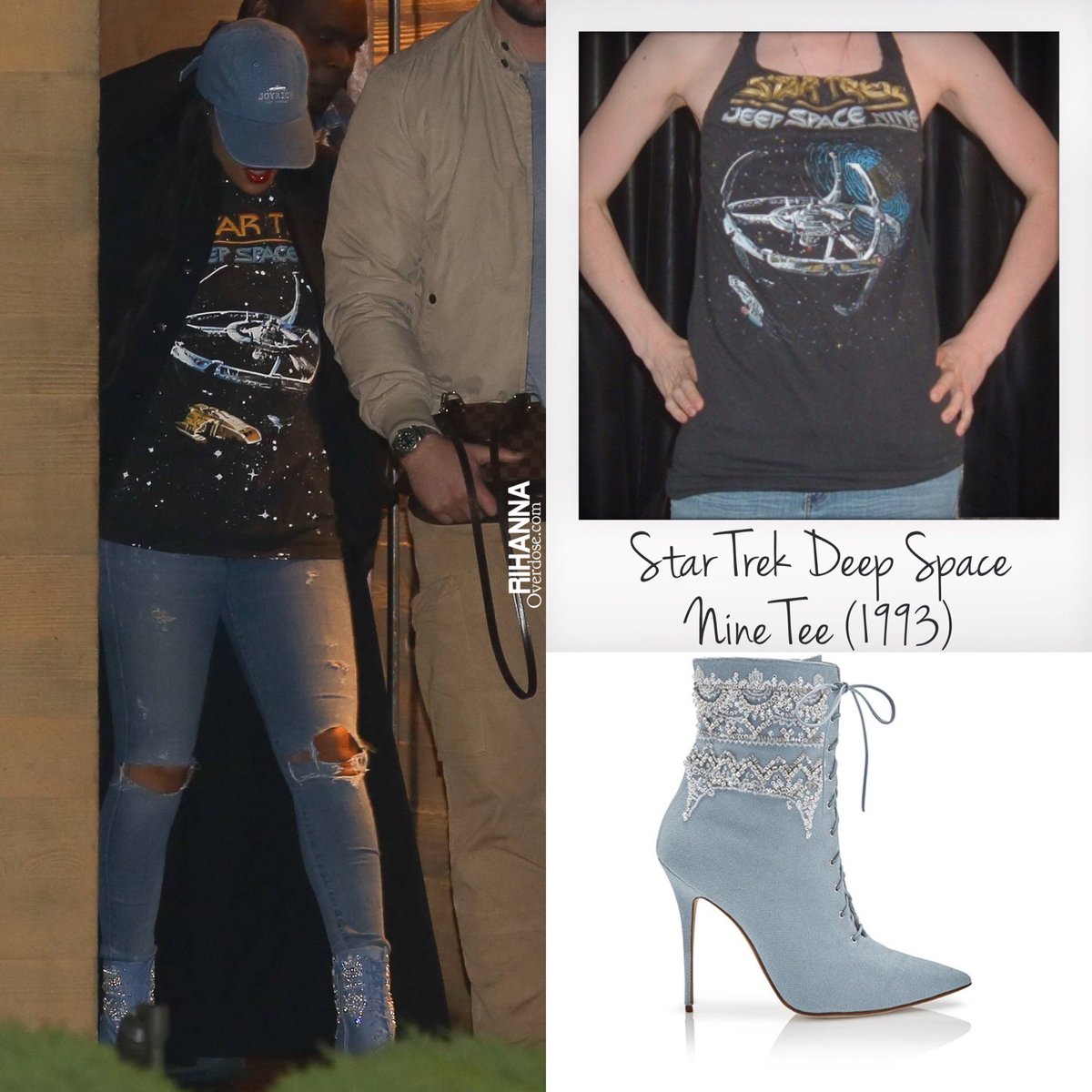 Rihanna star trek shirt Clearance