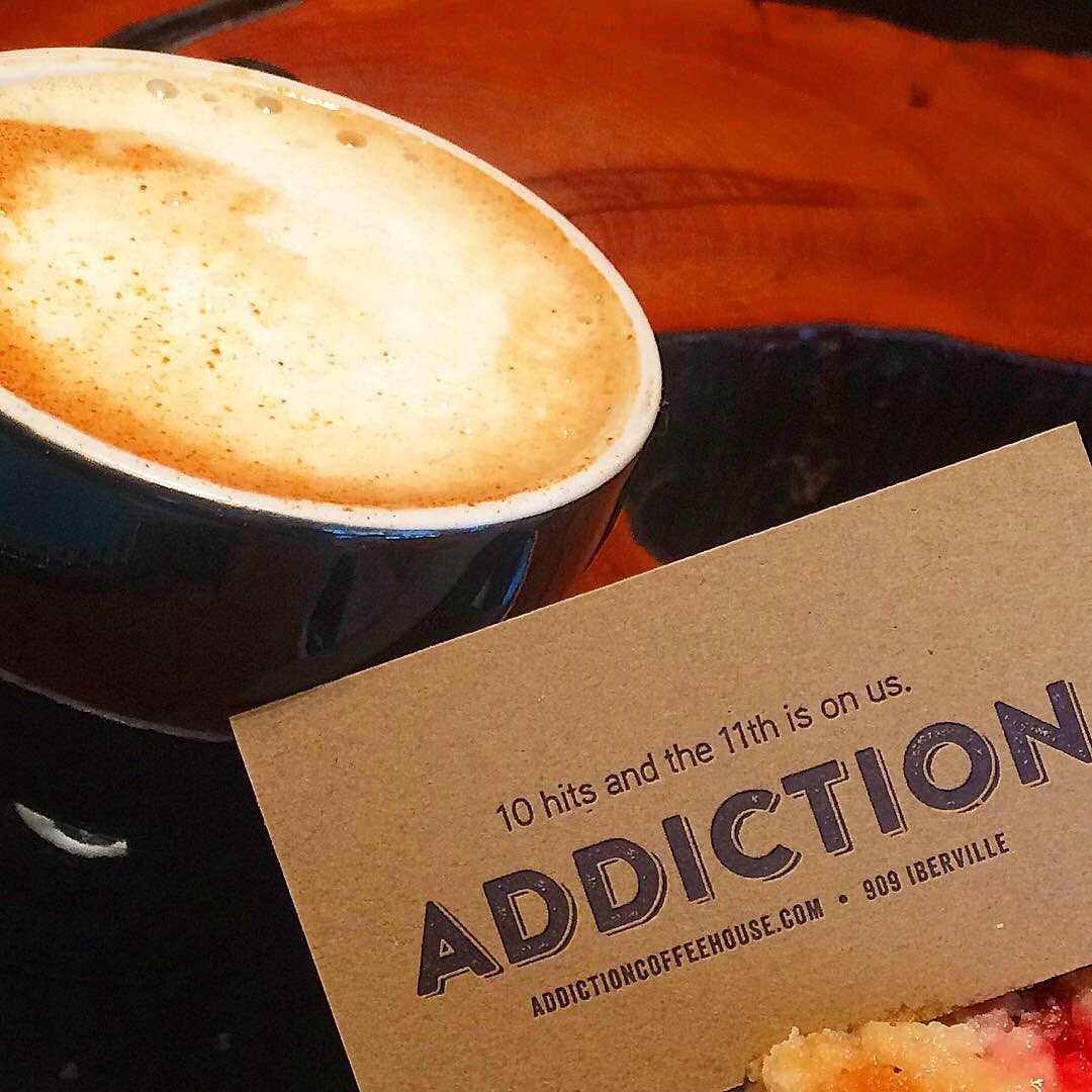 AddictionNOLA's tweet photo. Happy Friday #NewOrleans! Grab your a.m. fix w/ @AddictionNOLA &amp; start the weekend right #getyofix #addictioncoffee https://t.co/HaWBvGd0Bc