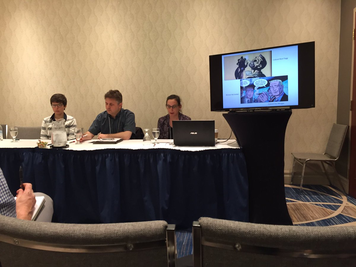 kalervideo's tweet image. Neta Gordon on masculinity and overconfirmity in Cooke's New Frontier #cssc2016 #TCAF