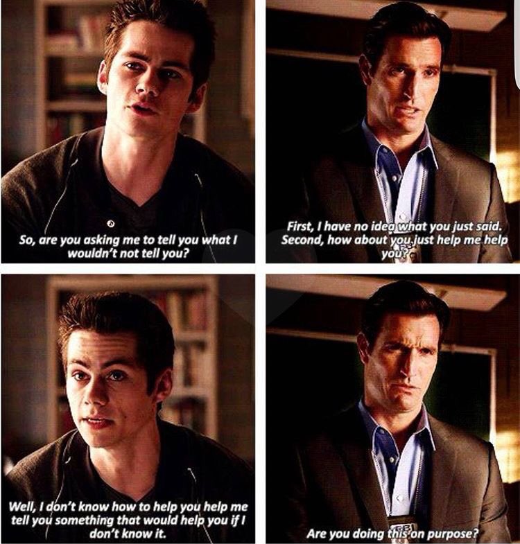 mora_krs's tweet photo. #TeenWolf #Stiles #AgentMcCall 😂❤️ https://t.co/saKJZDLbxe