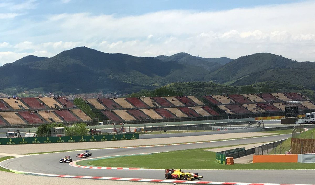TeamJagonyaAyam's tweet photo. Sean #8 is out on track #SpanishGP #GP2 #GoSean https://t.co/7HMsljo9M7