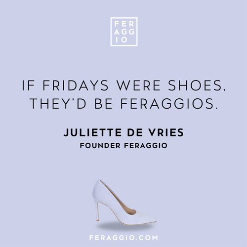FeraggioHeels's tweet photo. Happy #Friday everyone! "If Fridays were shoes, they'd be Feraggios." - @SJuuldevries @FeraggioHeels https://t.co/pf9ma9ZzTj