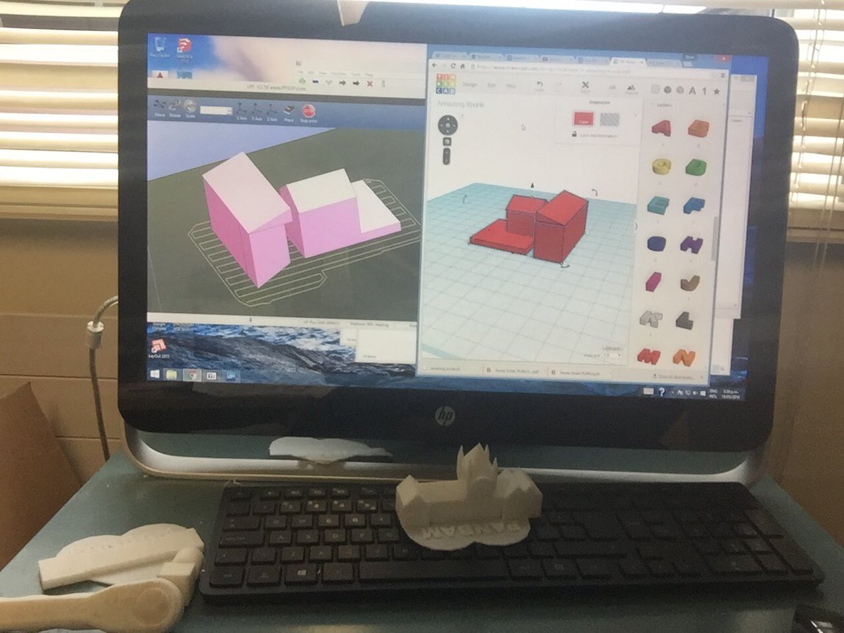 10sheds's tweet photo. TinkerCAD is easy to use &amp; accessible to everyone online + fully compatible with 3D printer. https://t.co/gXsNoziGqC