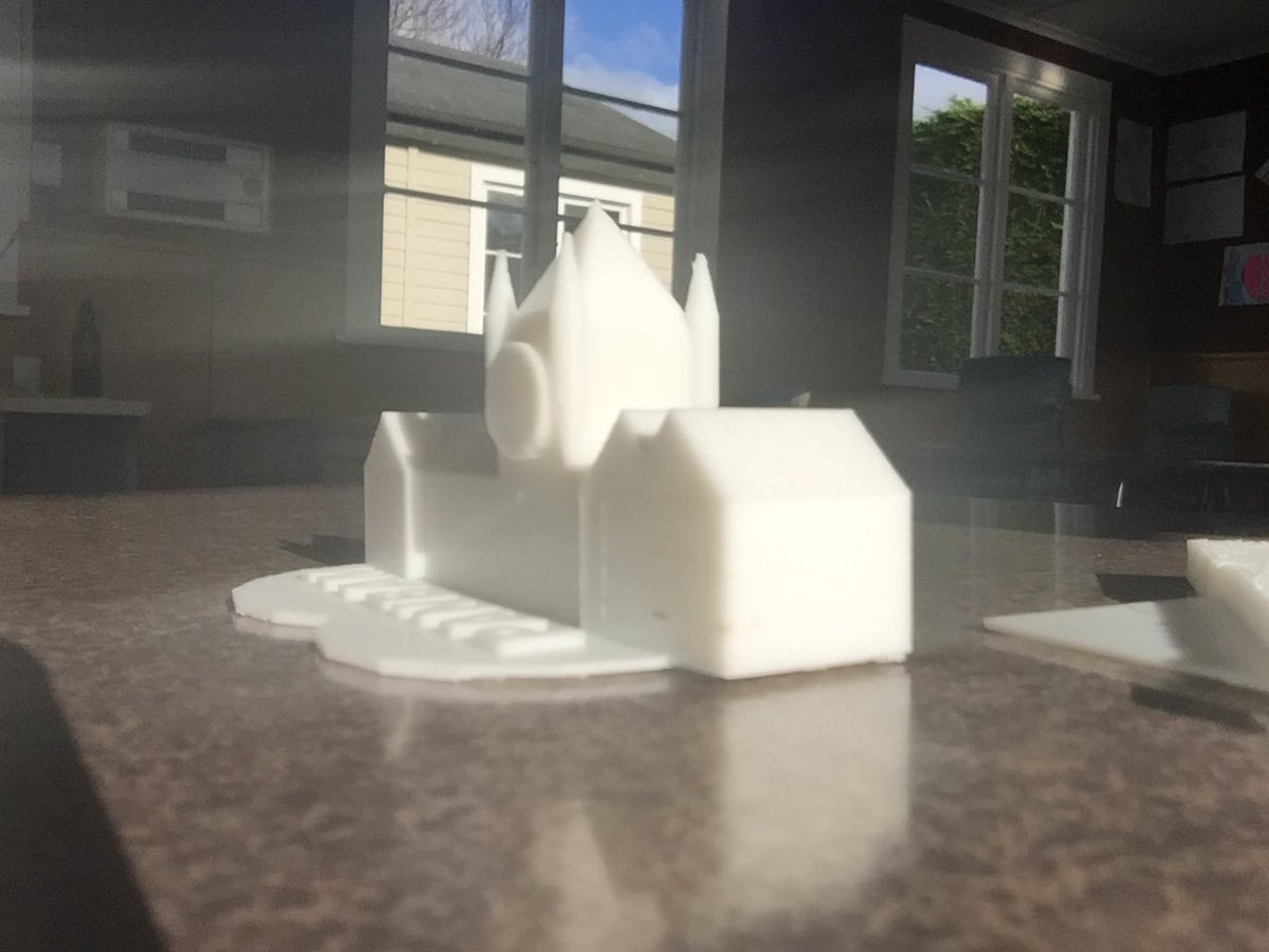 10sheds's tweet photo. This week I started designing small buildings in 3D &amp; printing on 3D printer! https://t.co/qKUZiOwFU5