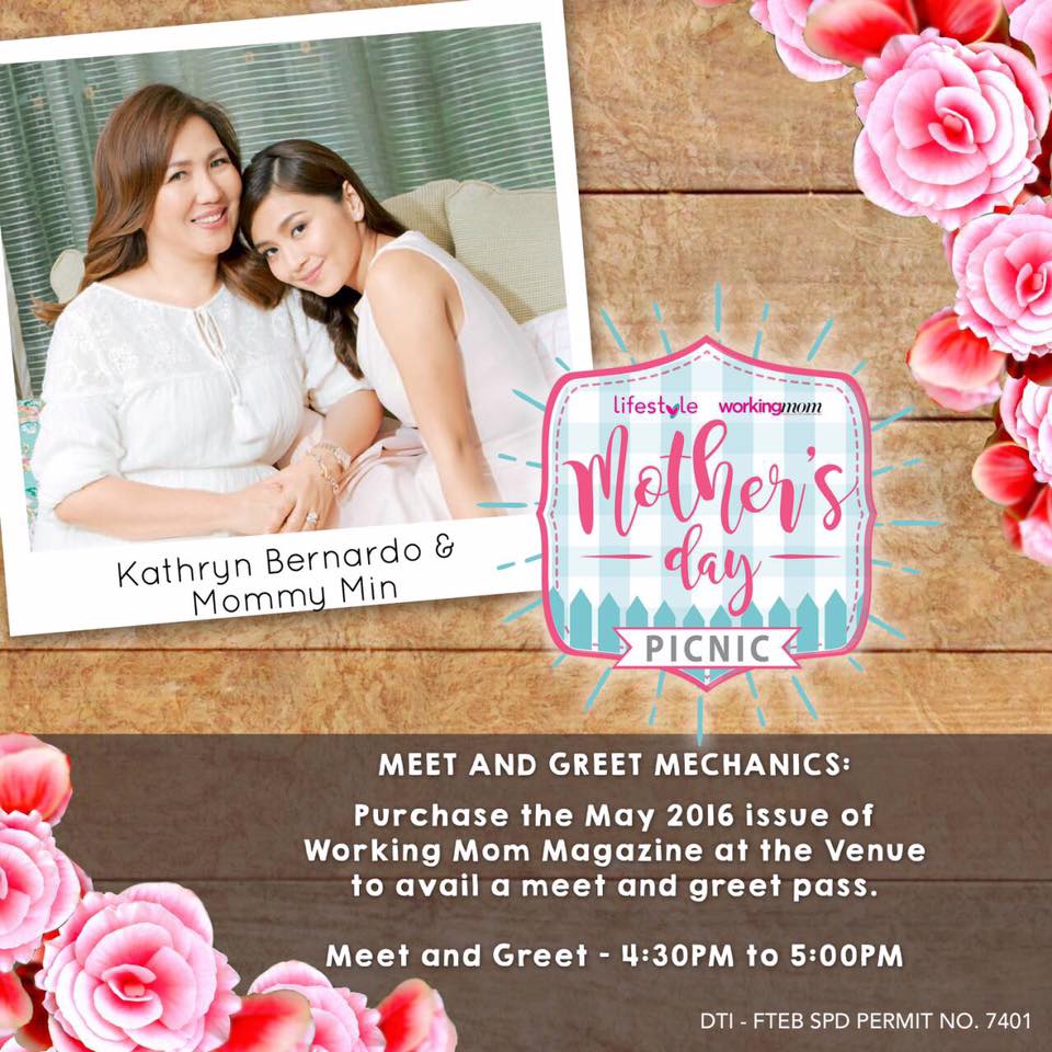 OfficialKBB's tweet photo. "Our post Mother's Day Event made even more special with Kathryn Bernardo and Mommy Min! See you all on May 15. ❤️" https://t.co/JzJ0TWwpYC
