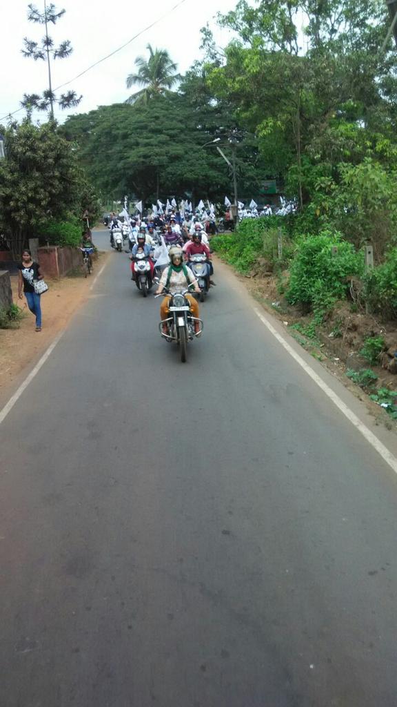 EVM_BAN_2019's tweet photo. @ArvindKejriwal #GoaRidesWithAAP and .@GulPanag to lay the foundation for a new Goa! https://t.co/mORLLVaMr8