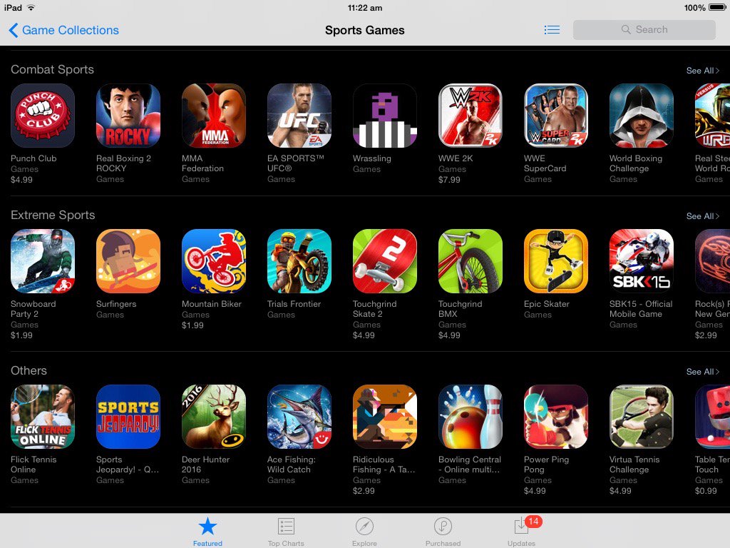 Our top games- <a href="/bowling_central/">Bowling Central</a> &amp; <a href="/FlickTennis/">Flick Tennis</a> featured at the <a href="/AppStore/">App Store</a> in 60+ countries including the US