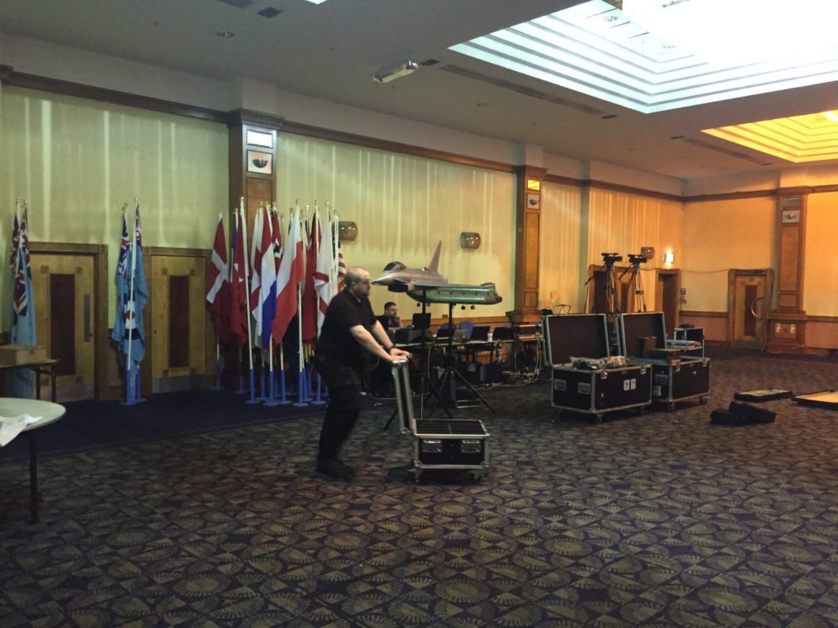 RAFAssociation's tweet photo. Getting ready for #AnnualConference! Looking forward to another great Conference in Blackpool! @BlackpoolHilton https://t.co/gWJcLGkYvx