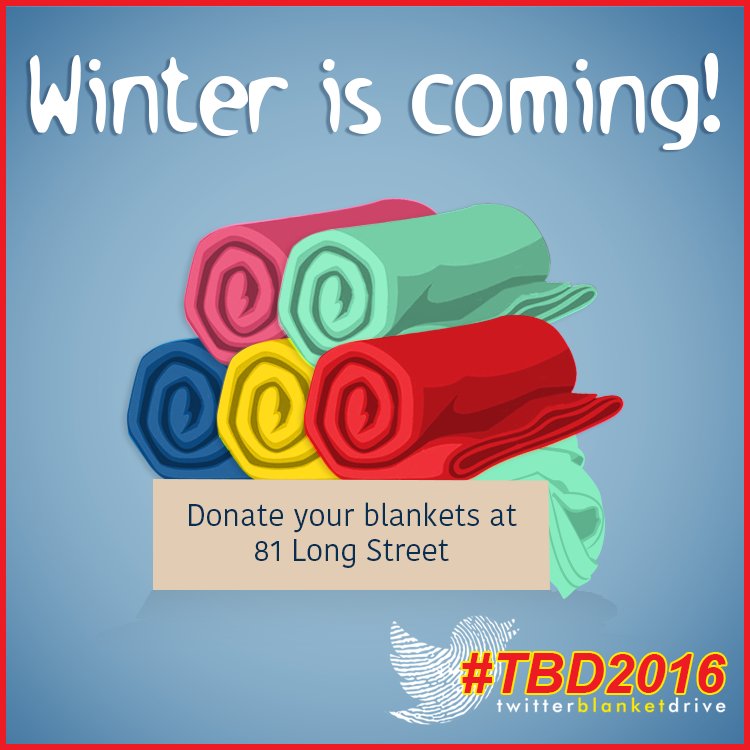 CapeTownRedBus's tweet image. Help keep Cape Town warm this winter! Donate a blanket or two, and spread the word with a RT #RedBusSA #TBD2016