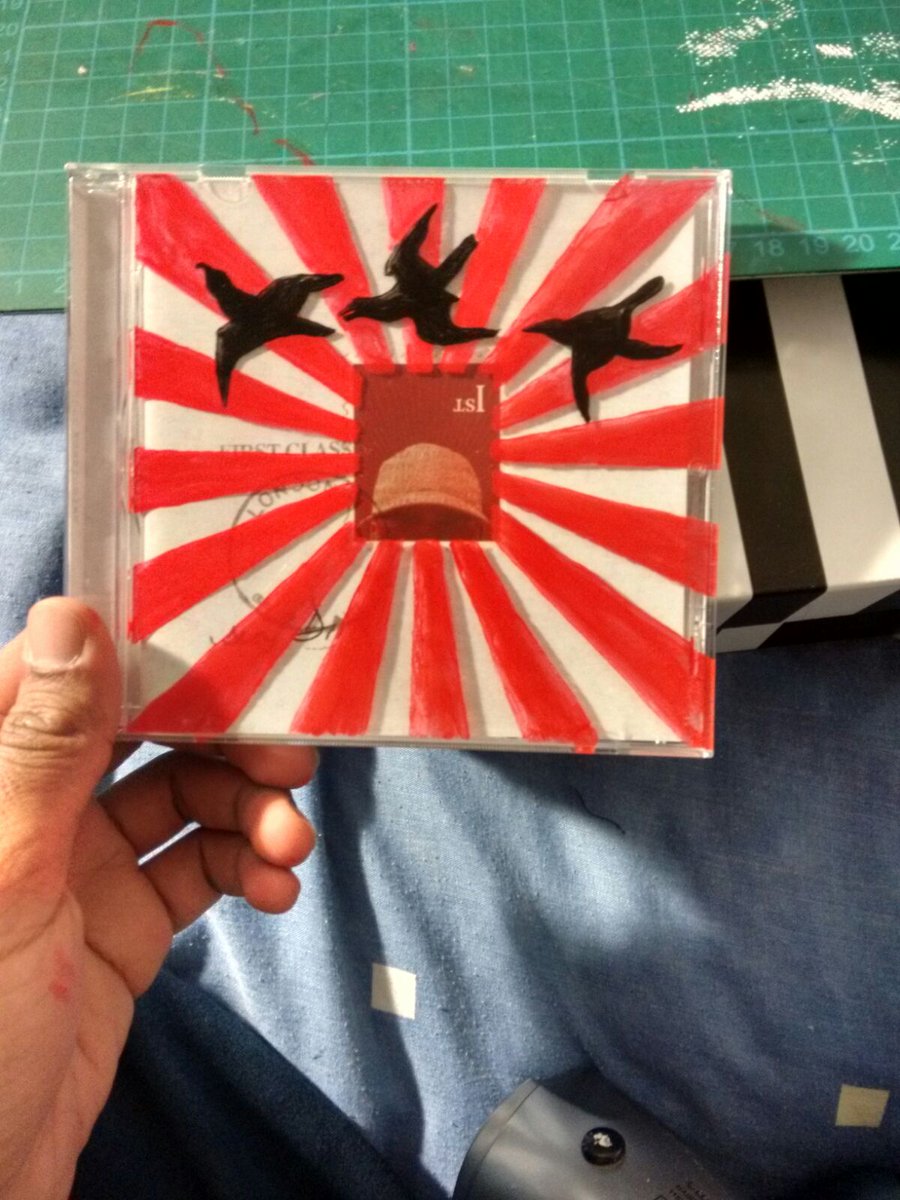 skashface's tweet photo. @ebbydollasign The man behind the art, he also customised this album which @skepta fucked with, check his IG same @ https://t.co/BTAI9oCWfb