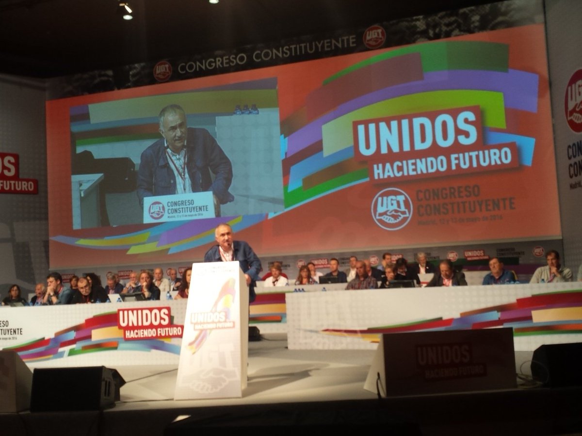 UGT_FICA's tweet photo. Álvarez "En las elecciones debe hablarse un Plan Nacional de Industria." #FICAUGT https://t.co/1ou7psECDM