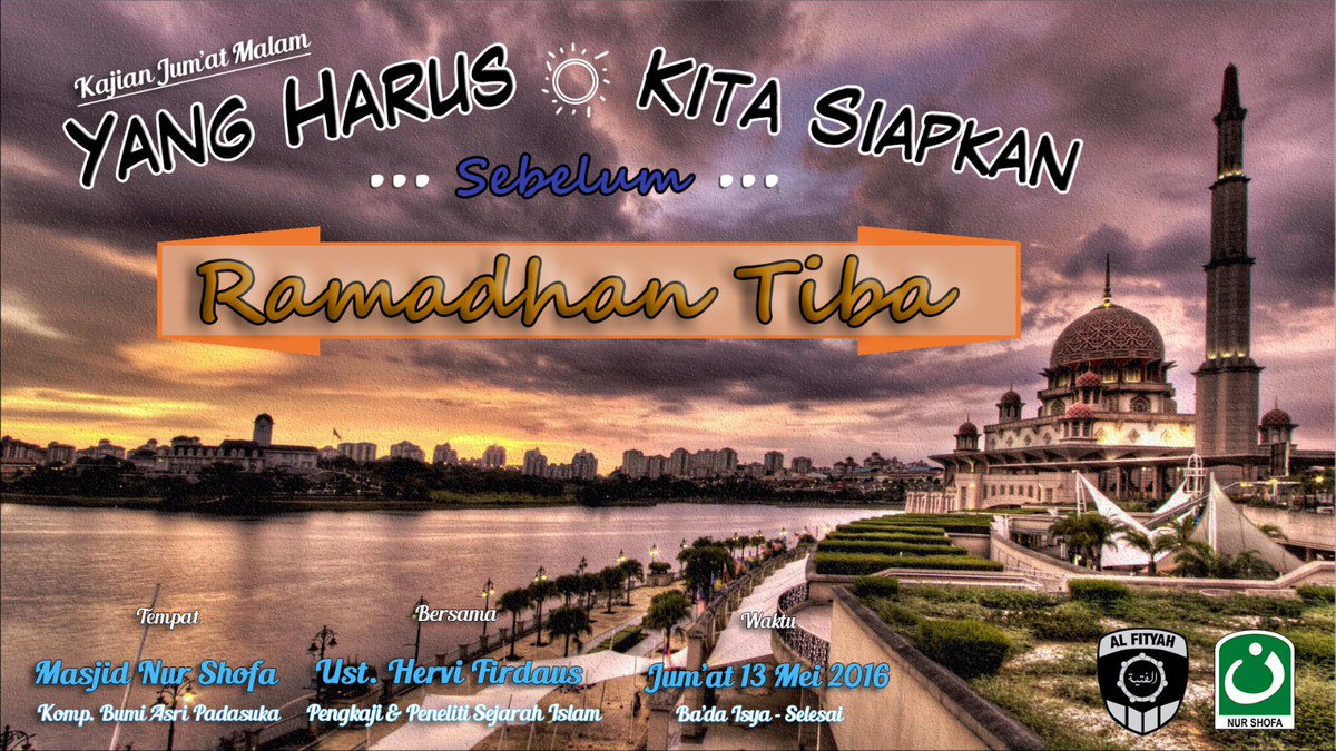 Today, bada Isya, hadir yaaaa