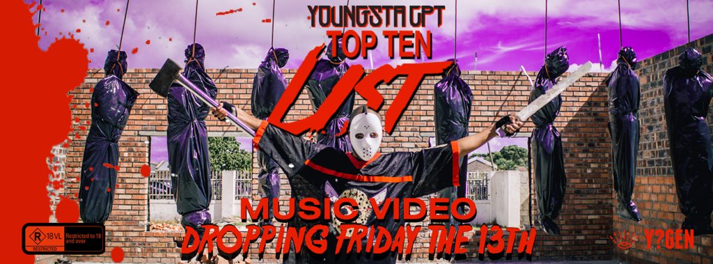 **OFFICIAL MUSIC VIDEO 

<a href="/YoungstaCpt/">$LIM Y?OUNG</a> - Top Ten List 

youtu.be/-w7m1zsTkwk

PG18VL