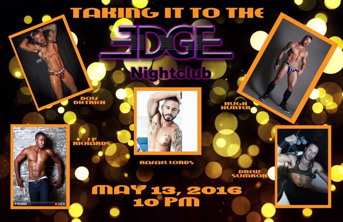 2 nite we're taking u to the Edge @ParliamentAug @DolfDietrich @HughHunterXXX @RafaelLordsXXX @JP_RichardsXXX