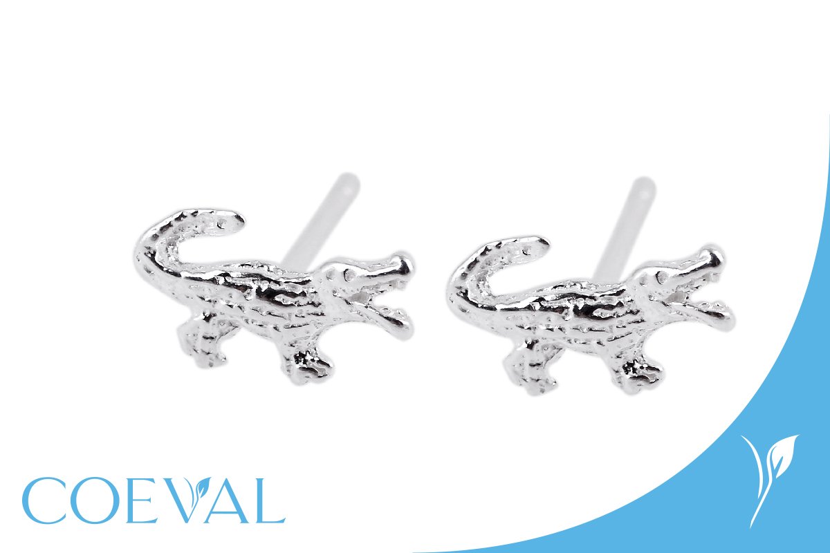 Coevalza's tweet image. Who just adores #silver ?
Available on @TAKEALOT. for R150
Sterling #Silver Textured Aligator Stud Earrings