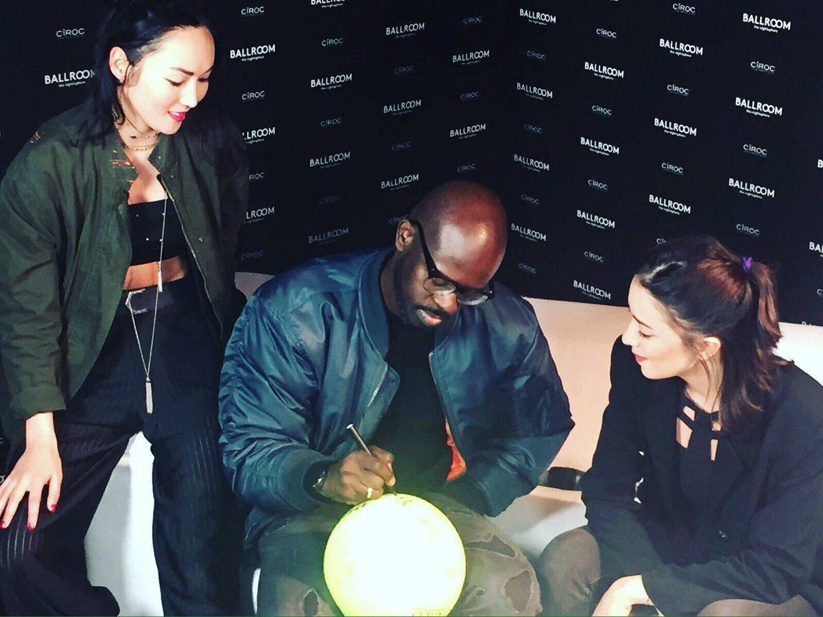 Korlan_Madi's tweet photo. Thank you #BlackCoffee for such an amazing night! #CirocVodka #Ballroom16 #Korlan #Bomber #Tennis #IBI16 https://t.co/5Dq25Vy3aJ