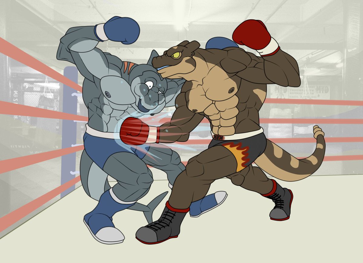 bb1 na Twitterze: "Some GUT PUNCH drawings I drew (boxers be
