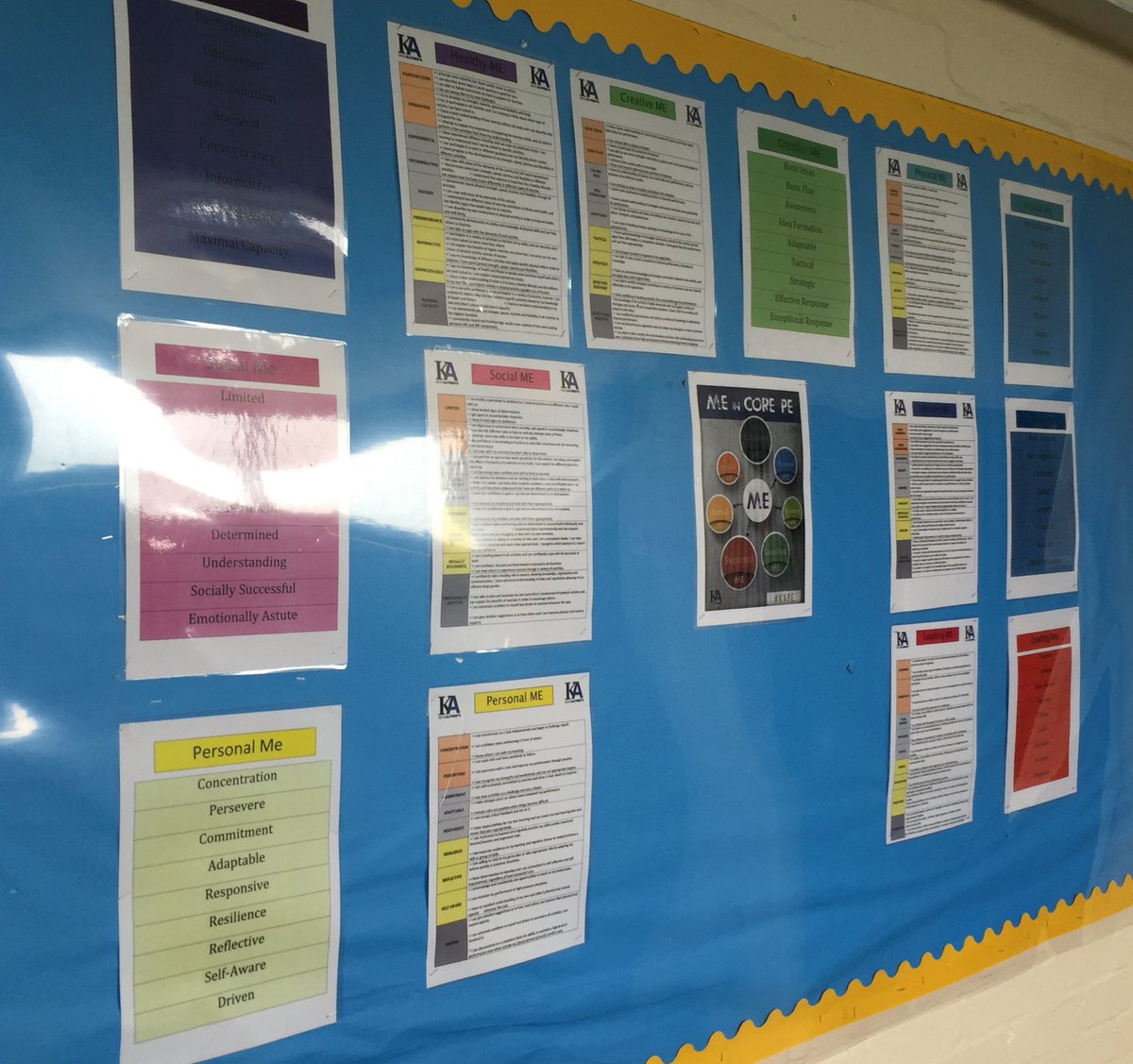 BowlerPe's tweet photo. Loving the Core PE assessment wall. Really working with students and staff! #MeInCorePE #AWL https://t.co/s4yvOIKoP5