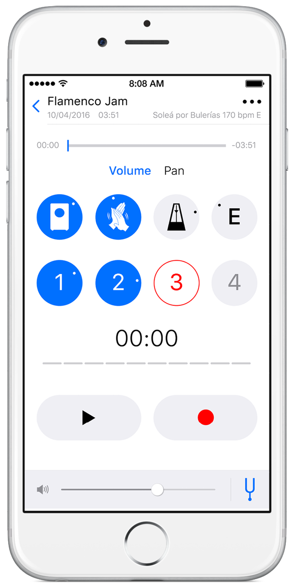 makingmusicapp's tweet photo. When recording layers you can tap to mute a channel, swipe to adjust volume or hold to delete and record again. https://t.co/aBzpnp22zD