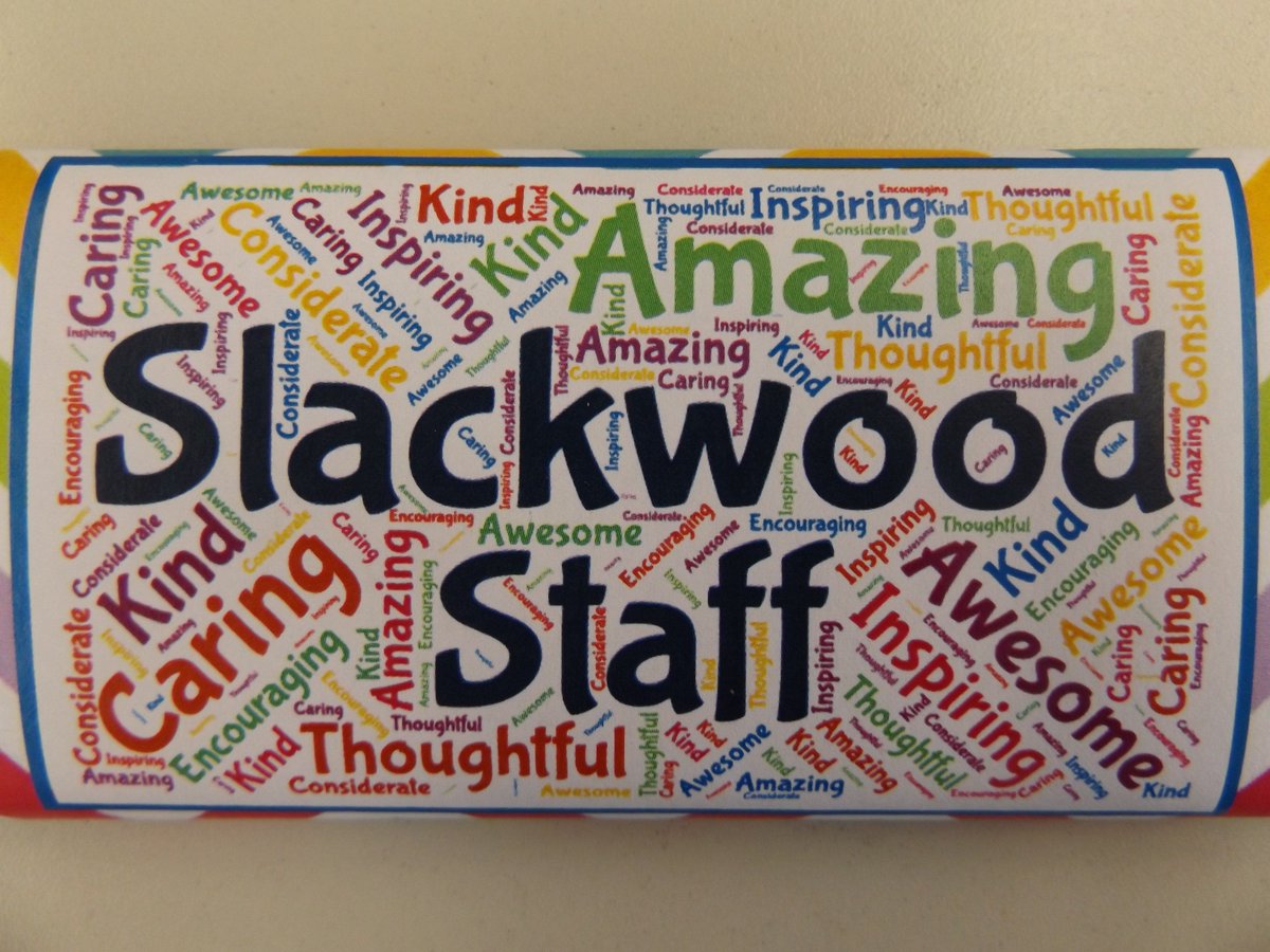 Slackwood staff members were treated to candy bars with special wrappers during Teacher Appreciation Week <a href="/JayBilly2/">Jay Billy</a>