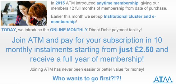 ATMMathematics's tweet photo. Today, for the first time EVER we would like to introduce online, monthly payments!!!  https://t.co/n0A6aiIXlH https://t.co/3vLLFQQI0u