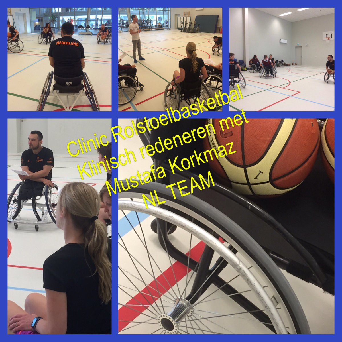 #HU #Rolstoelbasketbal #Master #Sportfysiotherapie clinic met Mustafa Korkmaz #blessurepreventie #periodisering