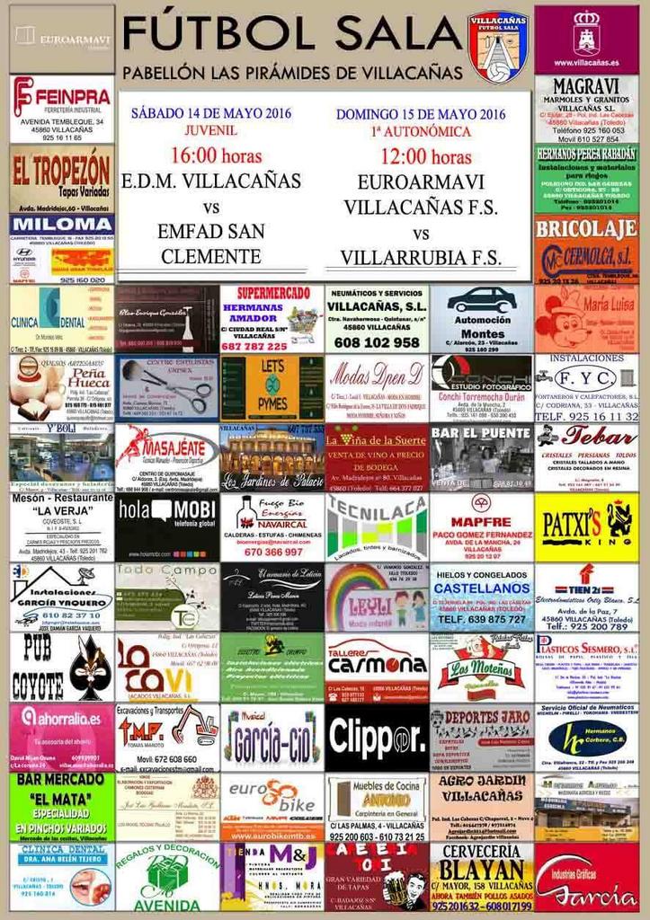 Villacanasfs's tweet photo. Este finde últimos partidos de nuestros equipos. Juvenil vs @Emfadjuvenil. 1°Aut.  vs @VillarrubiaFS .Te esperamos https://t.co/ZjYTllVXIW