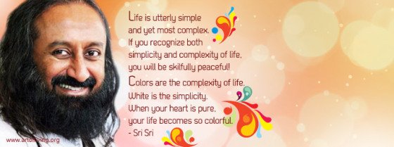 Madhuri__'s tweet photo. Happy Birthday guruji🎂...Thank you for making our life so COLORFUL...we Love u Guruji ...     @Shri Shri❤ https://t.co/4m2TAYxMng