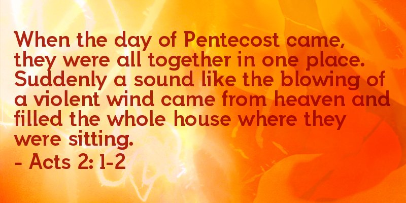 churchofengland's tweet photo. Happy Pentecost! Today the Church celebrates #Pentecost when the Holy Spirit came. https://t.co/FFBM7B14pD