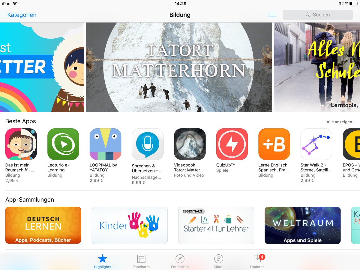 Still featured in the App Store with our #Videoobok "Death on the #Matterhorn". Have a look: goo.gl/eNcSq9