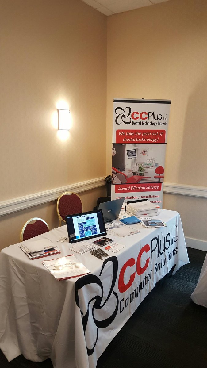CCPlusUSA's tweet image. We&apos;re at the Monroe county dental meeting today! We are all over new York state! #rochestertech #rochesterhipaa