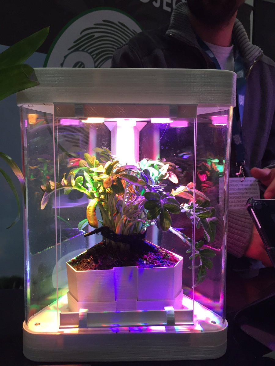 EdibleManhattan's tweet photo. More data driven+closed growing environments from @JuvantSeed. They're also building database of "all plants" #SaC16 https://t.co/u3NkkHEJvw