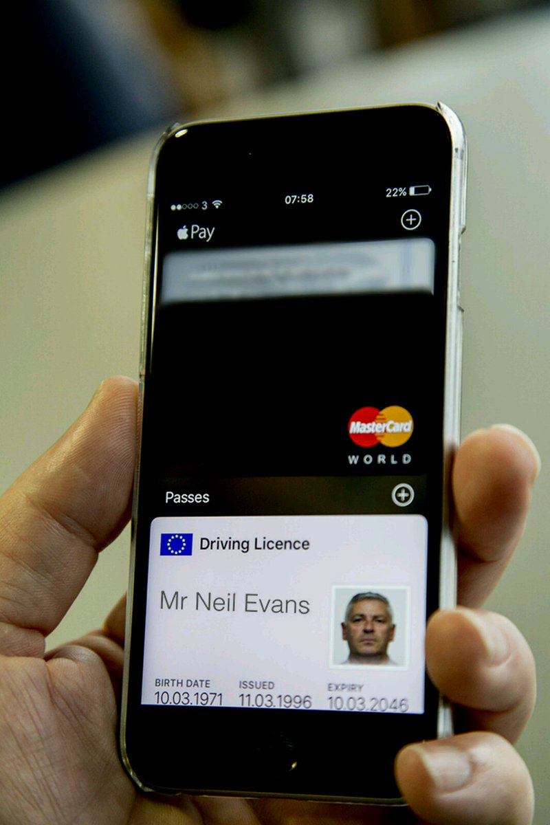 The iPhone Wallet may allow DVLA licence checks on the iPhone