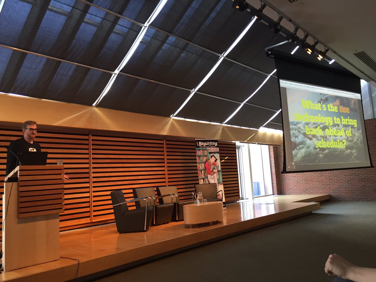 kalervideo's tweet image. @ryanqnorth: "What technology should we bring back in time to optimize the timeline? Language." #cssc2016 #TCAF