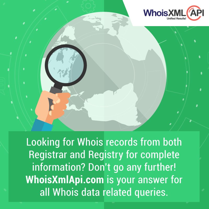 whoisxmlapi's tweet photo. https://t.co/e2bxDhthQW is your one-stop shop for all Whois related queries! #WhoisApi #domain #DomainWhois https://t.co/zTCJ5FP7Li