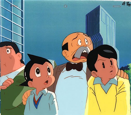 souloftokyo's tweet photo. #Tezuka #Tetsuwan #Atom #anime #cel of #Astroboy Hige Oyaji from 1980's now on eBay: https://t.co/2wqy1wBbEr https://t.co/DZtsvFT4F9